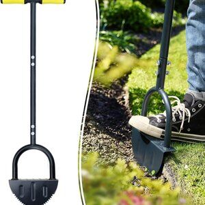 Tooth Blade Lawn Edger Tool,3 Pieces Removable Lawn Edger Spade,Carbon Steel Gar